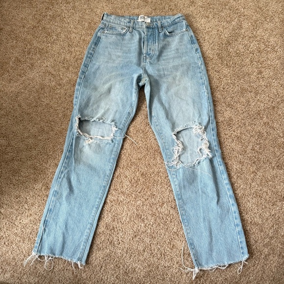 BDG Denim - Distressed Light Blue Women's Jeans BDG slim straight